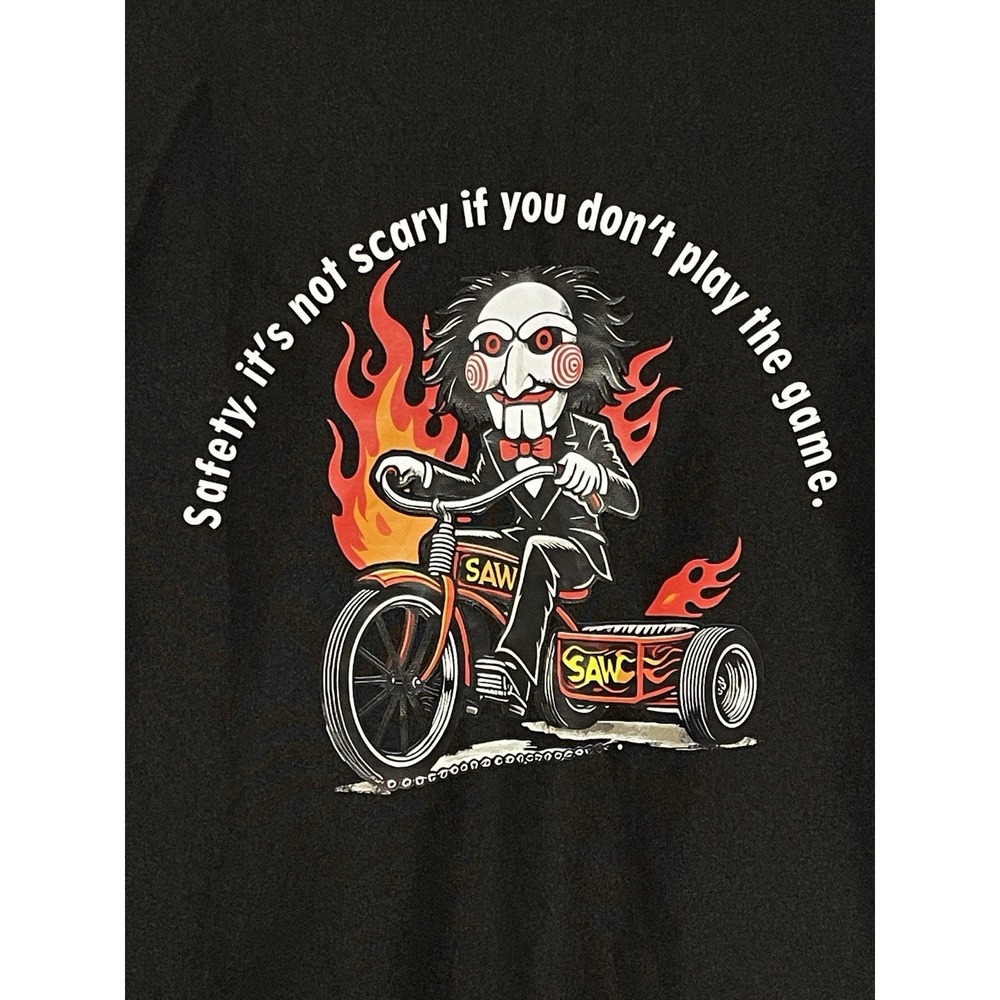 NWOT BeRetro Shirt Men's L Black Billy The Puppet Graphic Rockabilly Bowling USA